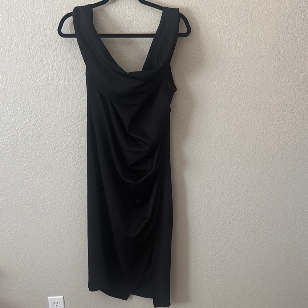 ASOS Black Draped Dress